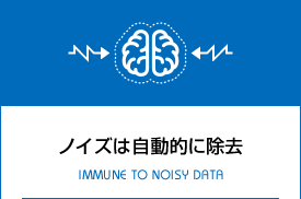 ノイズは自動的に除去